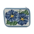 thumbnail image 1 of Stitch & Zip Coin Purse Kits, Cross Stitch Design: Morning Glories SZ138, 1 of 1