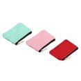 thumbnail image 1 of Coin Purse Pouch Change Purses Small Organizer Bags 3" x 5", Green Pink Red, 1 of 6