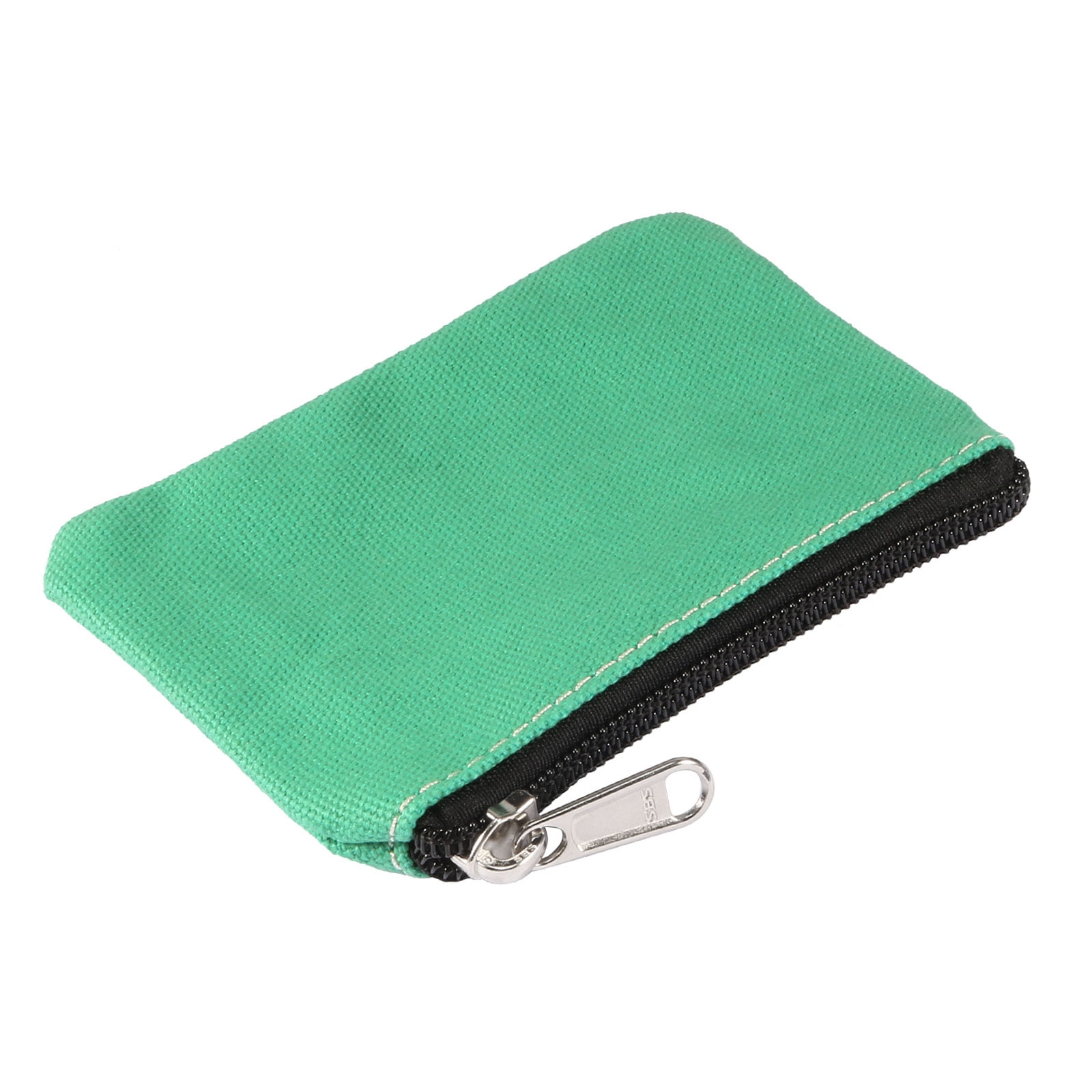 Coin Purse Pouch, Change Purses Small Organizer Bags Zipper 3 x 5, Green
