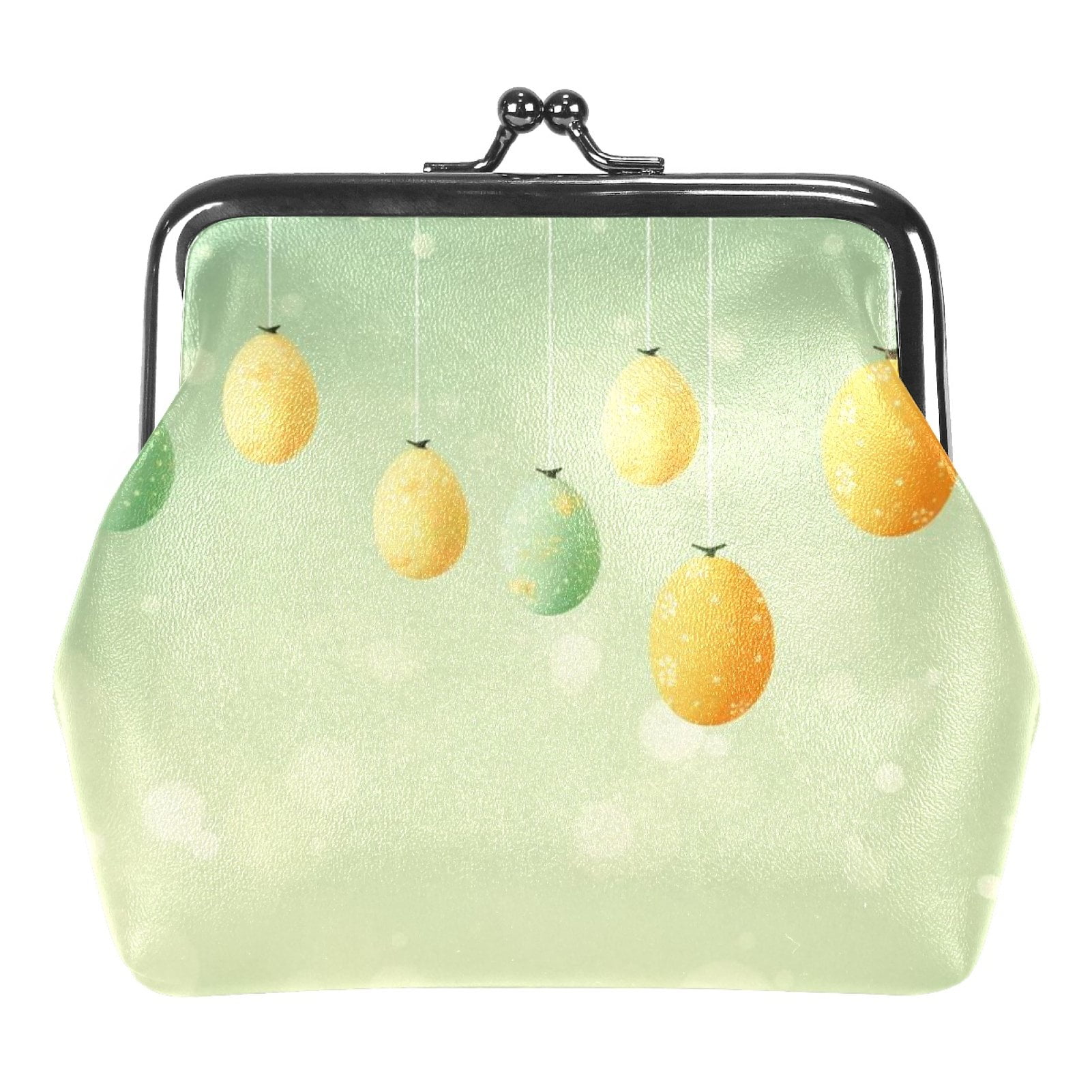 Coin Purse Pouch Clasp Closure Wallet Coin Pouch, Happy Easter Egg