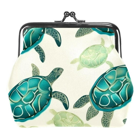 Coin Purse Sea Turtle Change Pouch Wallet for Women