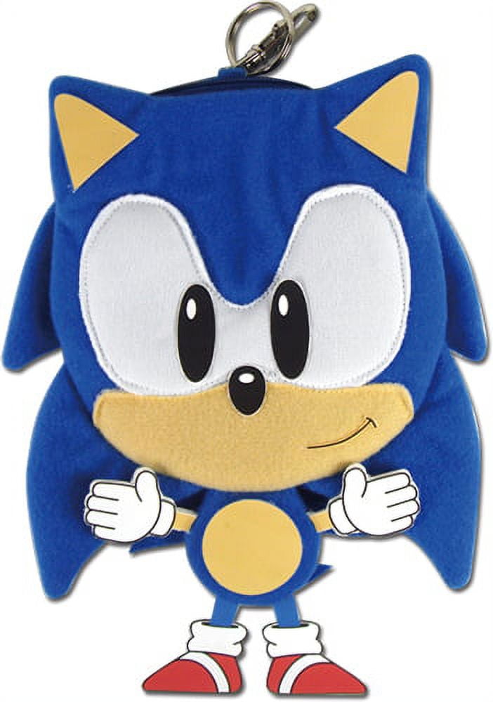 Sonic The Hedgehog 12 Inch Plush Clip On Coin Bag : Target