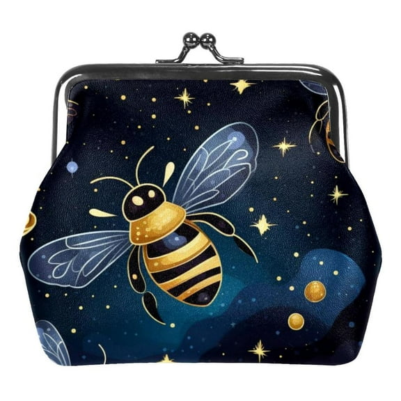 Coin Purse Starry Bee Change Pouch Wallet for Women