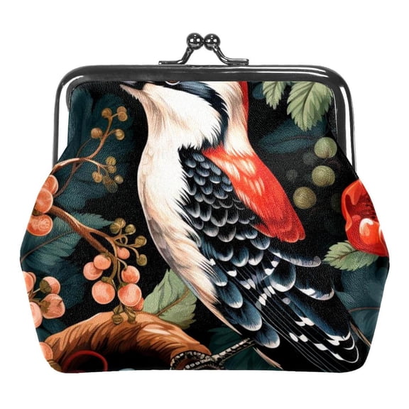 Coin Purse Woodpecker Change Pouch Wallet for Women