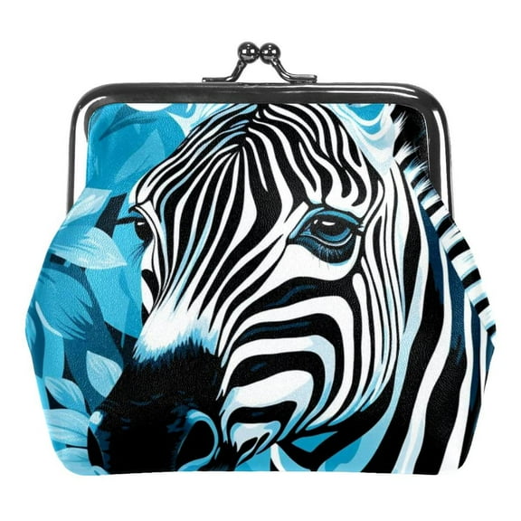 Coin Purse Zebra Change Pouch Wallet for Women