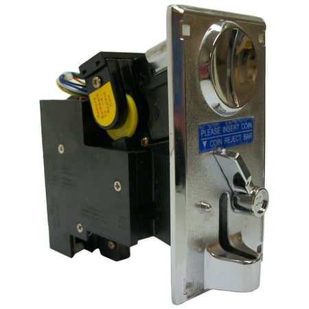 RetroArcade.us Coin Selector-4: Advanced CPU compatible zinc plated panel, coin dia: Jamma Board Co