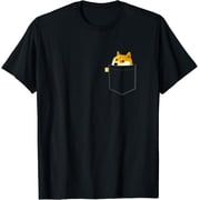 Coin Shirt Faux Pocket Dogecoin To The Moon T-Shirt