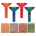 Coin Sorter Tubes Set of 4 with Wrappers Assorted 100Pcs for Quarter ...