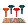thumbnail image 1 of Coin Sorter with Coin Wrappers for All Coins, Coin Counter Tubes Plastic with 150Pcs xc6810, 1 of 7