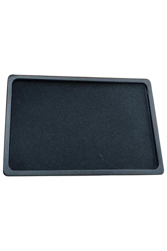 Coin Tray Organizer Mini Box Coin Tray Black Practical for Minimalist Wallet Aluminum Flannel