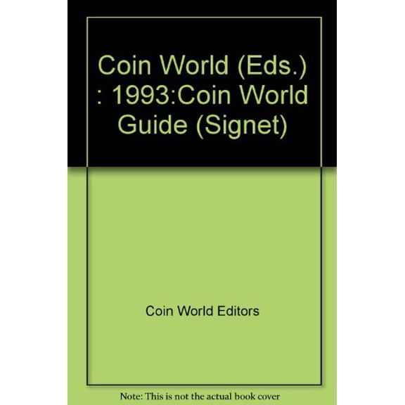 Pre-Owned Coin World Guide to U.S. Coins, Prices, And Value Trends (1993) Paperback