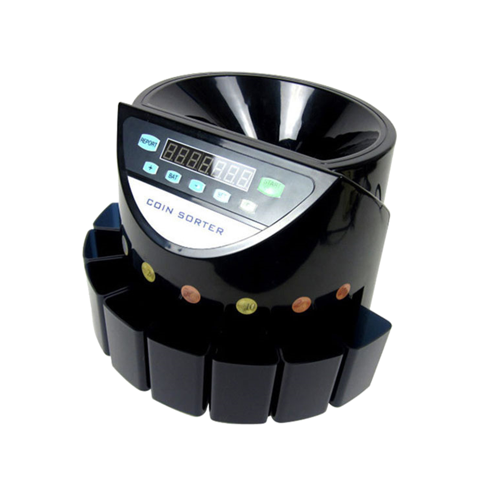 Coin sorting machine,Coin Counter Auto Preset/total Money Preset/total