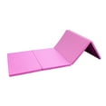 thumbnail image 1 of Coinus Sports 4-Panel Folding Gymnastics Exercise Mat with Handles, 4' x 10' x 2", Pink, 1 of 10