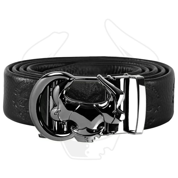 Coipdfty mens belts leather ratchet genuine leather mens ratchet belt belts for men with adjustable automatic buckle