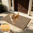 thumbnail image 1 of Coir Door Mat Heavy Duty Non Rubber Backing for Front Door, High Traffic Entrance Rug Traps Dirt, Weather Resistant Outdoor Coco Fiber Doormat, 1 of 6