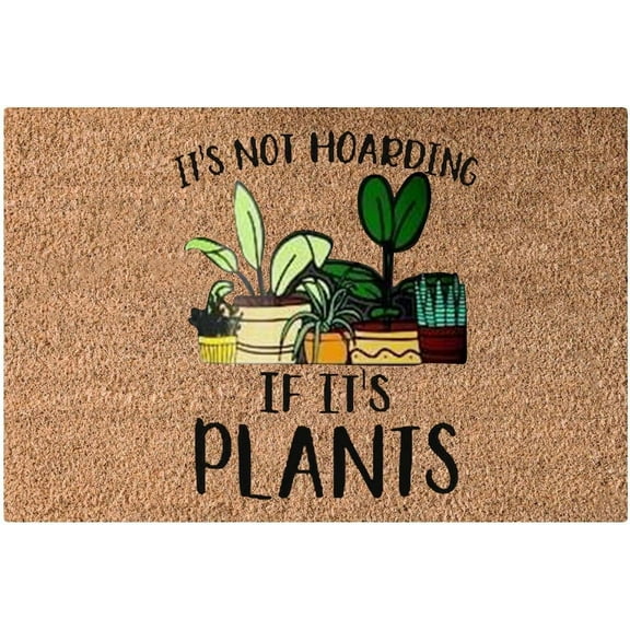 Coir Door Mat Natural Coco Coir Door Mat Thick Durable Doormat for Indoor Outdoor Entrance Coco Coir Palm Leaf Plant Doormat for Front Porch, Patio Floor Doormat for Indoor Outdoor It''s Not Hoarding