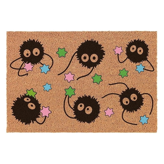 Coir Doormat Front Door Mat New Home Closing Housewarming Gift Anime Sprites (30" x 18" Standard)