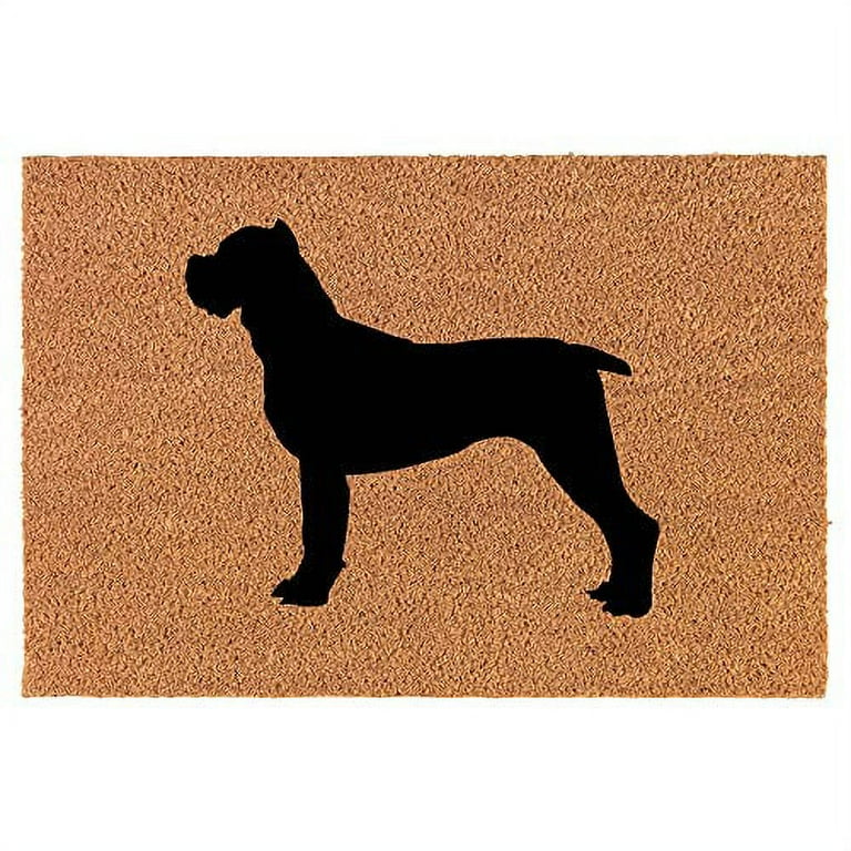 Cane corso doormat top
