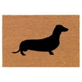 thumbnail image 1 of Coir Doormat Front Door Mat New Home Closing Housewarming Gift Dachshund (30" x 18" Standard), 1 of 1