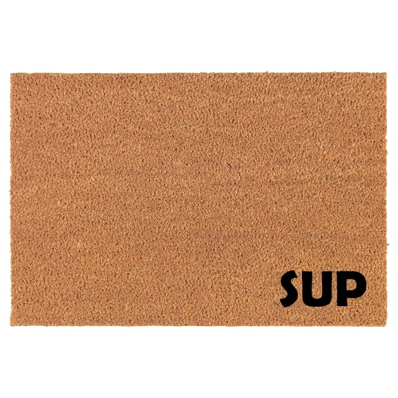 Coir Doormat Front Door Mat New Home Closing Housewarming Gift Sup Corner (30" x 18" Standard)