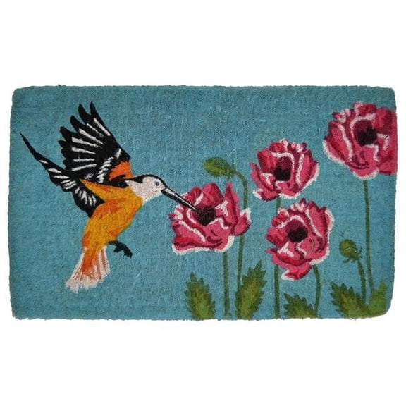 Coir Doormat, Hummingbird