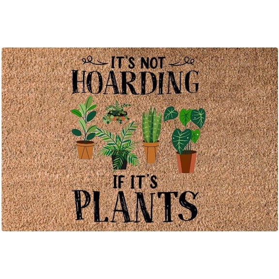 Coir Doormat Natural Coco Coir Door Mat Thick Durable Doormat for Indoor Outdoor Entrance Coco Coir Palm Leaf Plant Doormat for Front Porch, Patio Floor Doormat for Indoor Outdoor 2024