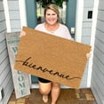 thumbnail image 1 of Coir Doormat Outdoor Coir Doormat for Front Warehouse Clearance, Doormat for Entryway Outside Yard Home Decoration Sprg and Summer Coco Coir Door Mat, Heavy Duty Doormat with Non Slip "16X24" ches, 1 of 5