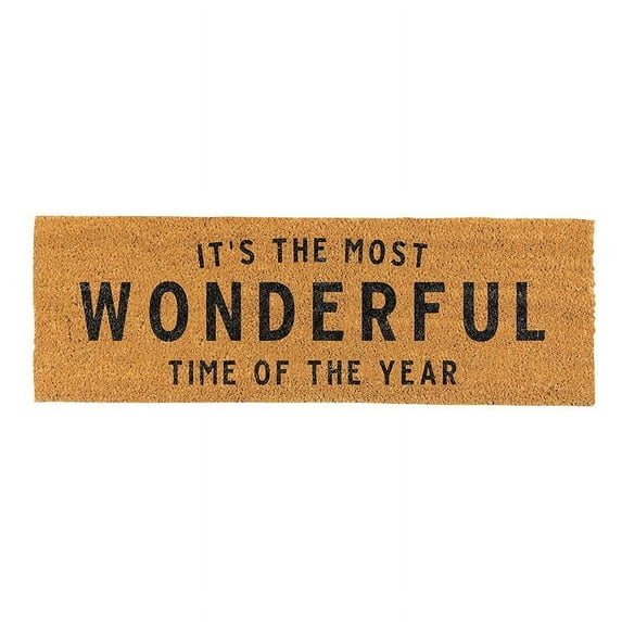 Coir Doormat-Wonderful Time (30 X 10 )