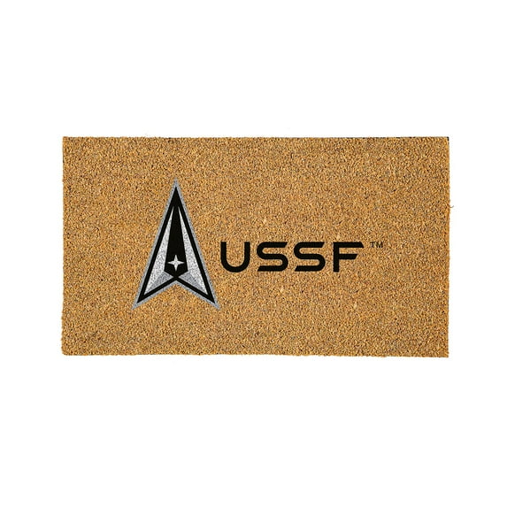 Coir Mat, 16"x28", US Space Force
