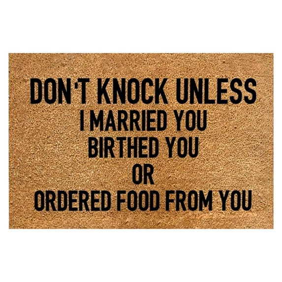 Coir Mats for Hanging Font Door Mat Outside Entrance Front Door Rugs Indoor Entrance Non-Slip Seasonal-Spring Summer Indoor Home Decor Front Door Mat Welcome Mat for Front Door and Outdoor Entrance