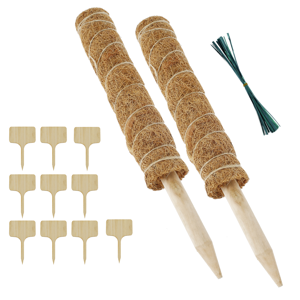 Coir Moss Totem Pole Stackable Creeper Plant Support Climbing Extension