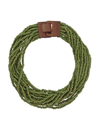 Long Bohemian Boho Hippie Style Handmade Beaded Necklace Bracelet Colored Beads 2 - Foto 10