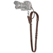 Coiro Leather Camera Strap for One Camera - Professional Single Leather Camera Harness for Photographers Quick Release Gear DSLR, Brown/ Standard