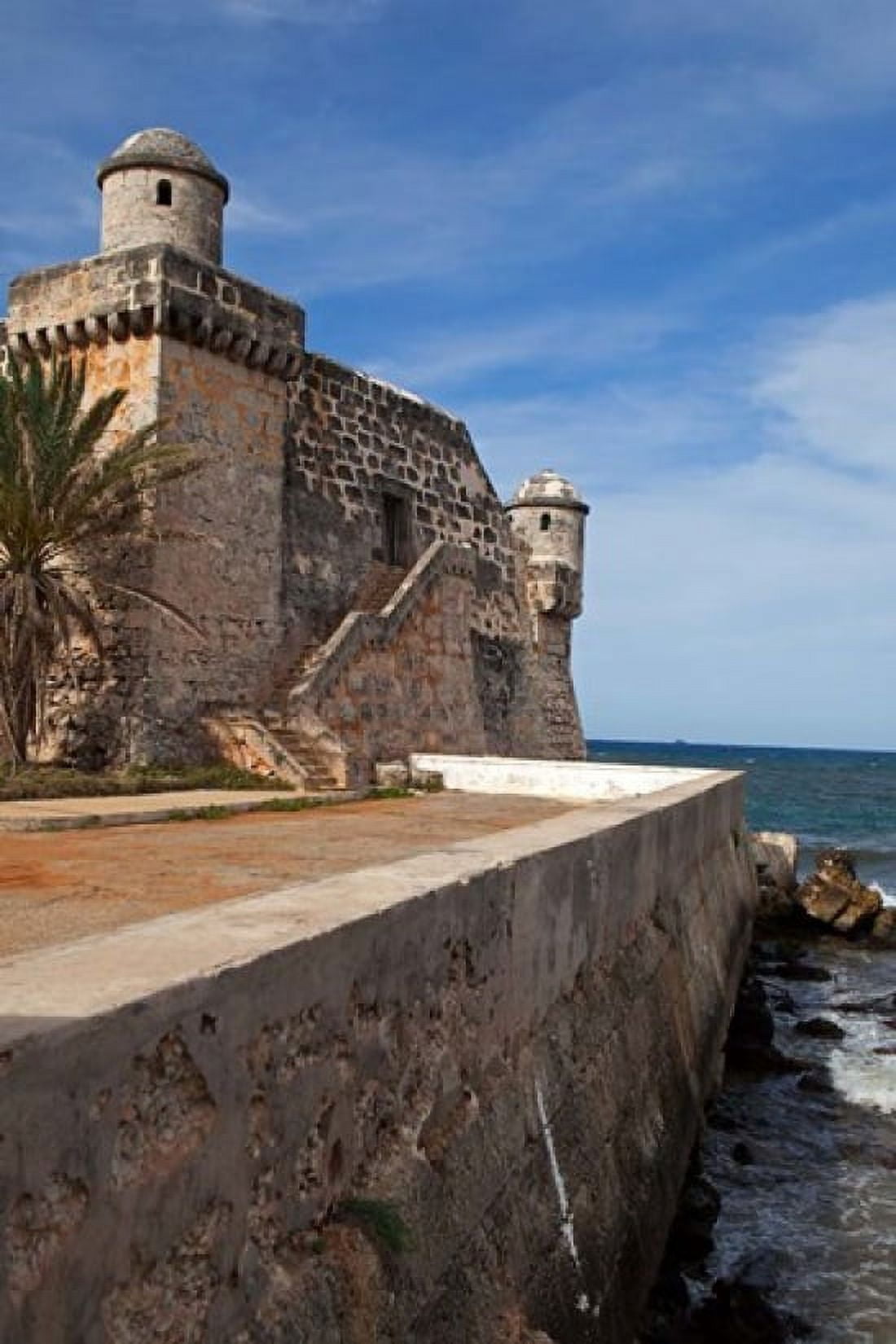 Cojimar Fort Cojimar Cuba Canvas Art - Kymri Wilt DanitaDelimont (23 x 34)