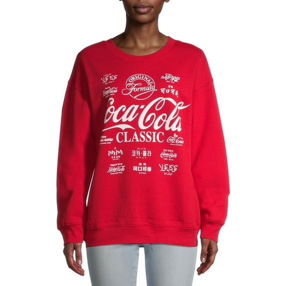 Coke Juniors Graphic Pullover Sweatshirt