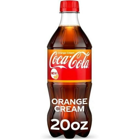 Coke Orange Cream 20Oz - Pack of 2