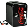 thumbnail image 1 of Coke Zero 6 Can Mini Fridge 4L Mini Electric Cooler Portable 12V Car Cooler Black, 1 of 19