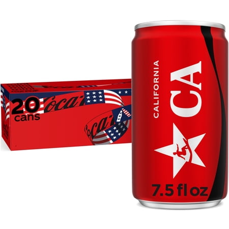 Coca-Cola Zero Sugar Cans, 7.5 fl oz, 20 Pack