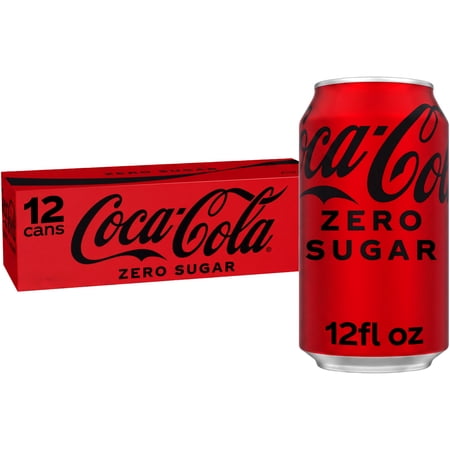Coca-Cola Zero Sugar Soda Pop Fridge Pack Cans, 12 fl oz, 12 Pack