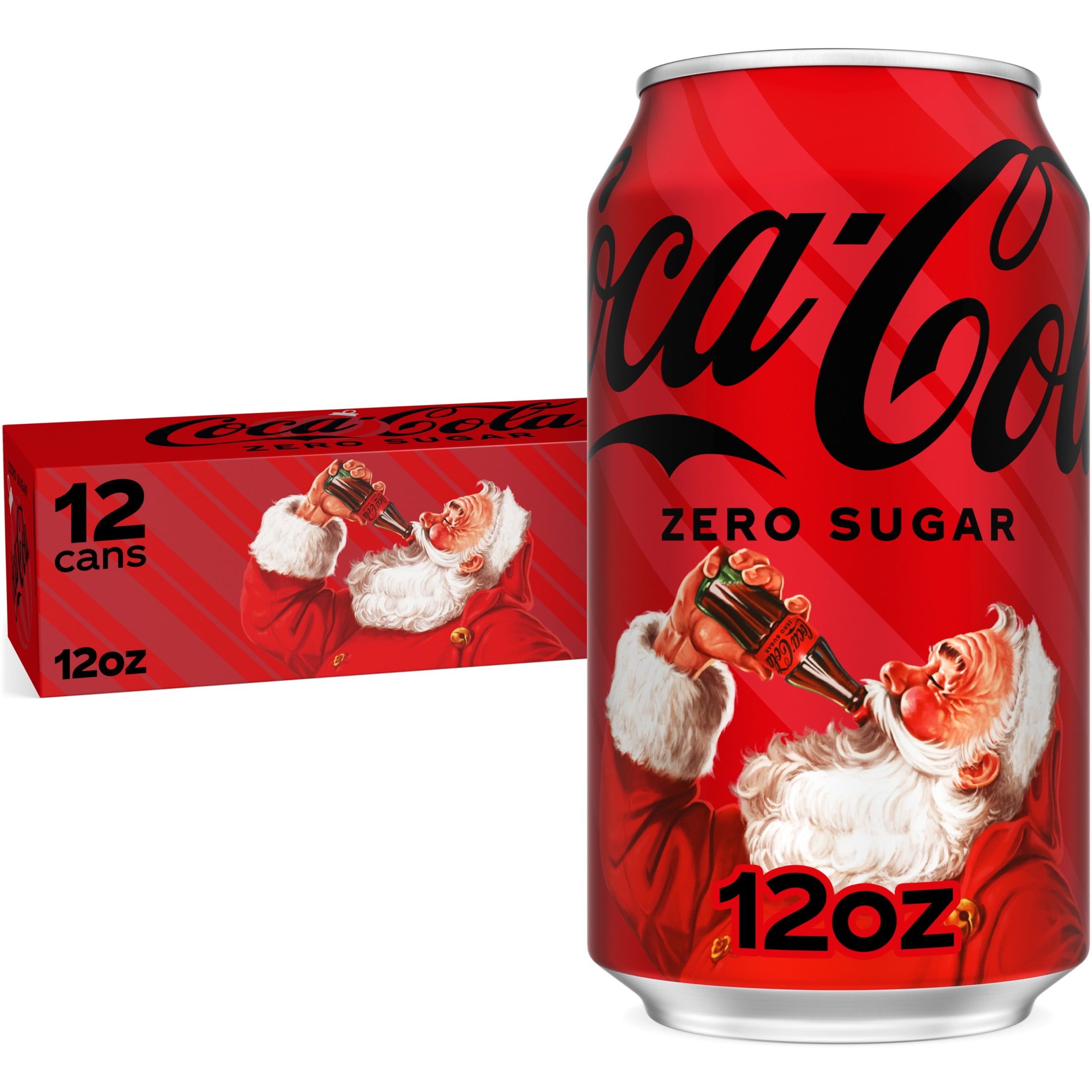Coca-Cola Zero Sugar Sugar-Free Soda Pop Fridge Pack, 12 fl oz Cans, 12 Pack