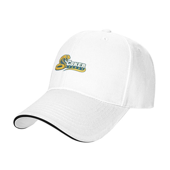 Coker University Logo Casual Sandwich Baseball Cap Adjustable For Men For Women