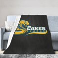 thumbnail image 1 of Coker University Logo Fleece Blanket, Very Soft Microfiber Flannel Blanket for Couch Warm and Cozy for All Seasons, 1 of 6