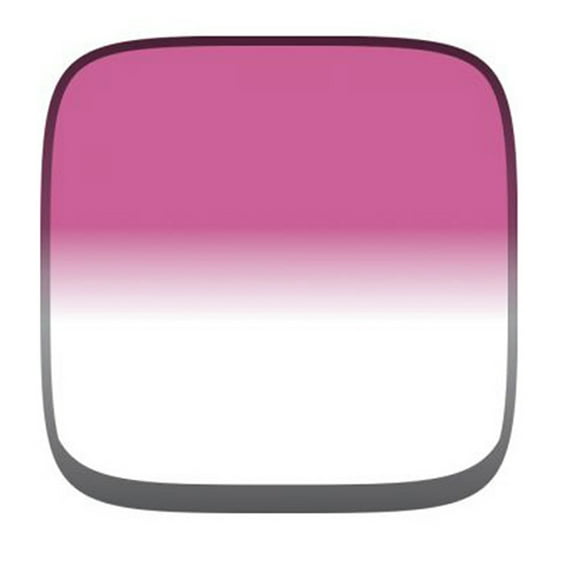 Cokin Z670 P1 - Graduated Fluorescent Pink Filter - Hard Edge, 1-Stop, Z-Series