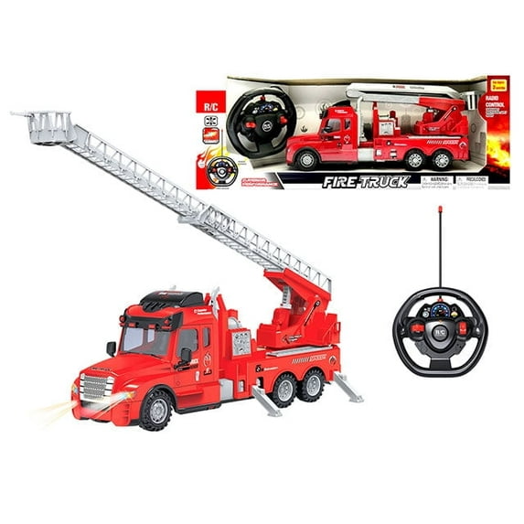 Cokos 14-Inch Remote Control Fire Rescue Truck, Jumbo Size