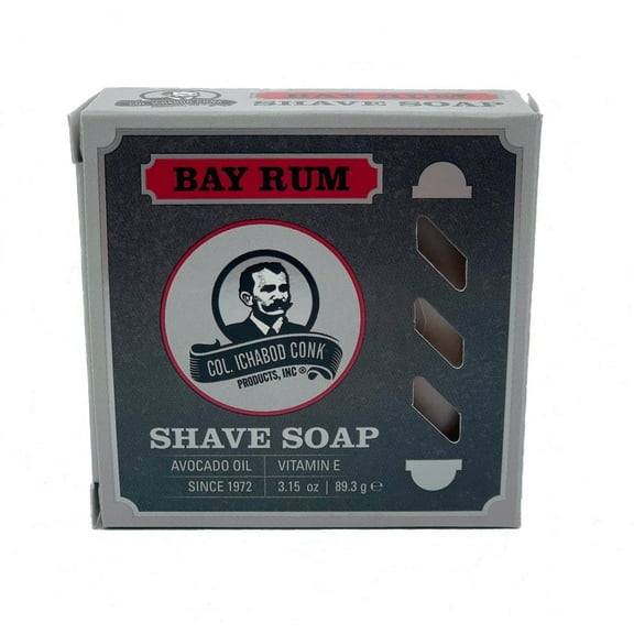 COL CONK BAY RUM SUPER BAR SHAVE SOAP