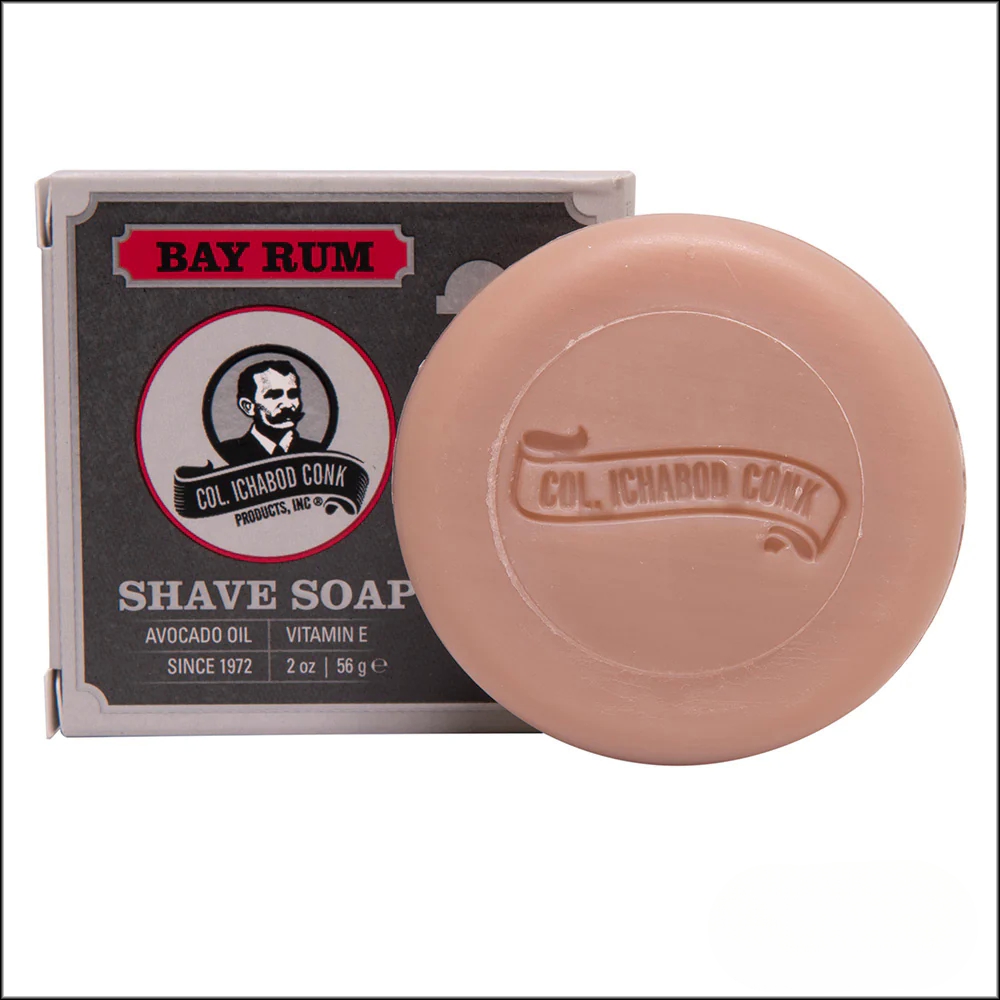 Col Conk Shave Soap Bay Rum Scent 2 OZ.