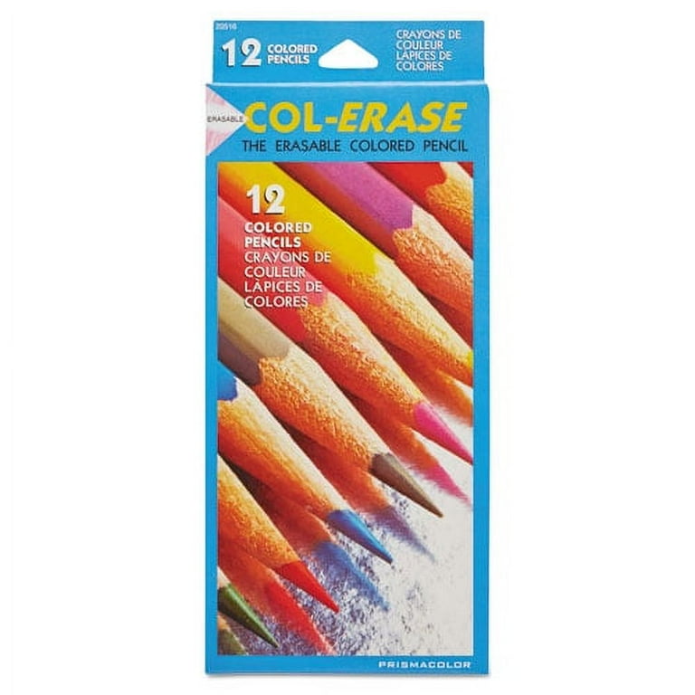 Col-Erase Pencil with Eraser, 0.7 mm, 2B, Assorted Lead and Barrel Colors, Dozen Col-Erase Pencil with Eraser, 0.7 mm, 2B, Assorted Lead and Barrel Colors, Dozen