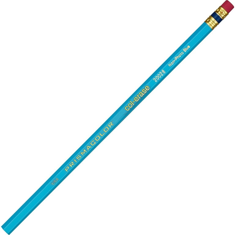 Col-Erase Pencil With Eraser, 0.7 Mm, 2b (#1), Non-Photo Blue Lead, Non-Photo Blue Barrel, Dozen Col-Erase Pencil With Eraser, 0.7 Mm, 2b (#1), Non-Photo Blue Lead, Non-Photo Blue Barrel, Dozen