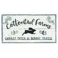 thumbnail image 1 of Col House Designs Spring-Themed Wood Signs - Easter Decorations - Bunny Sign - Farmhouse Wall Decor (Cottontail Farms), 1 of 1