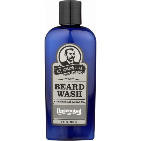 Col. Conk Natural Beard Wash for Men, Beard Wash with Argan Oil ...